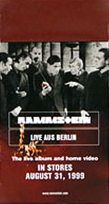 Live aus Berlin US promo VHS