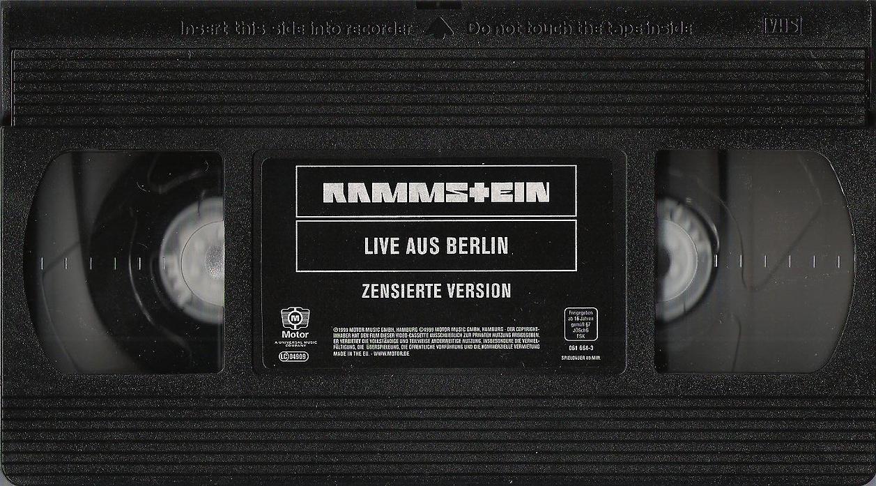 Live aus Berlin VHS cenzura
